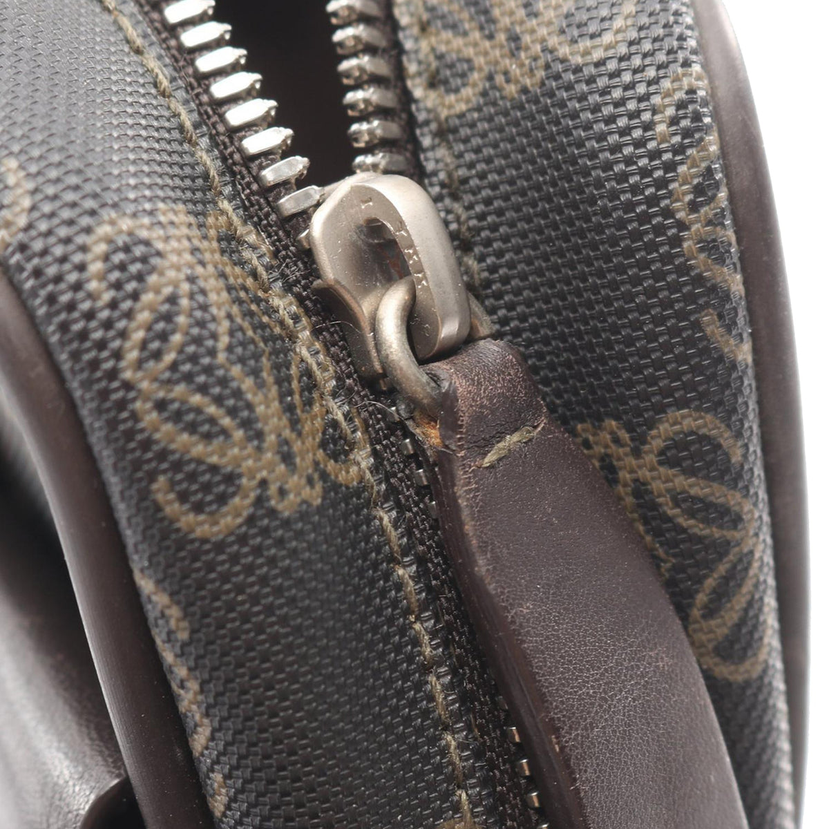 LOEWE Coated Canvas Repeat Anagram Crossbody