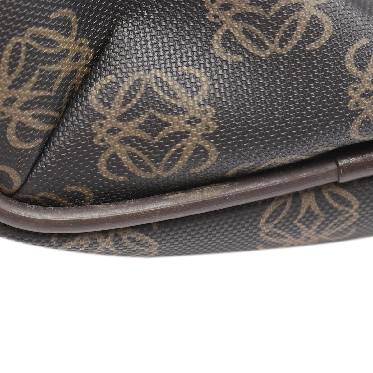 LOEWE Coated Canvas Repeat Anagram Crossbody