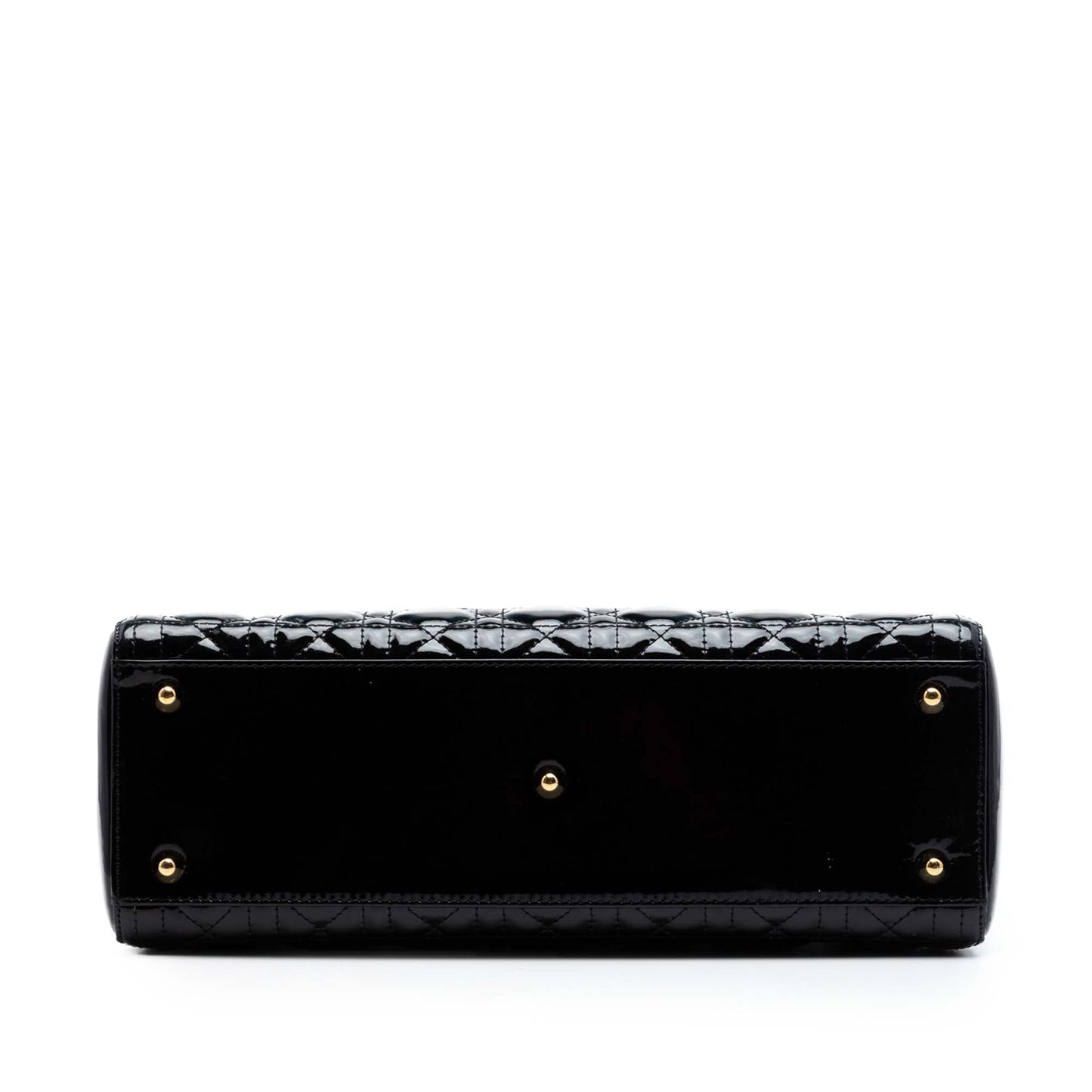 Dior Large Patent Cannage Lady Dior