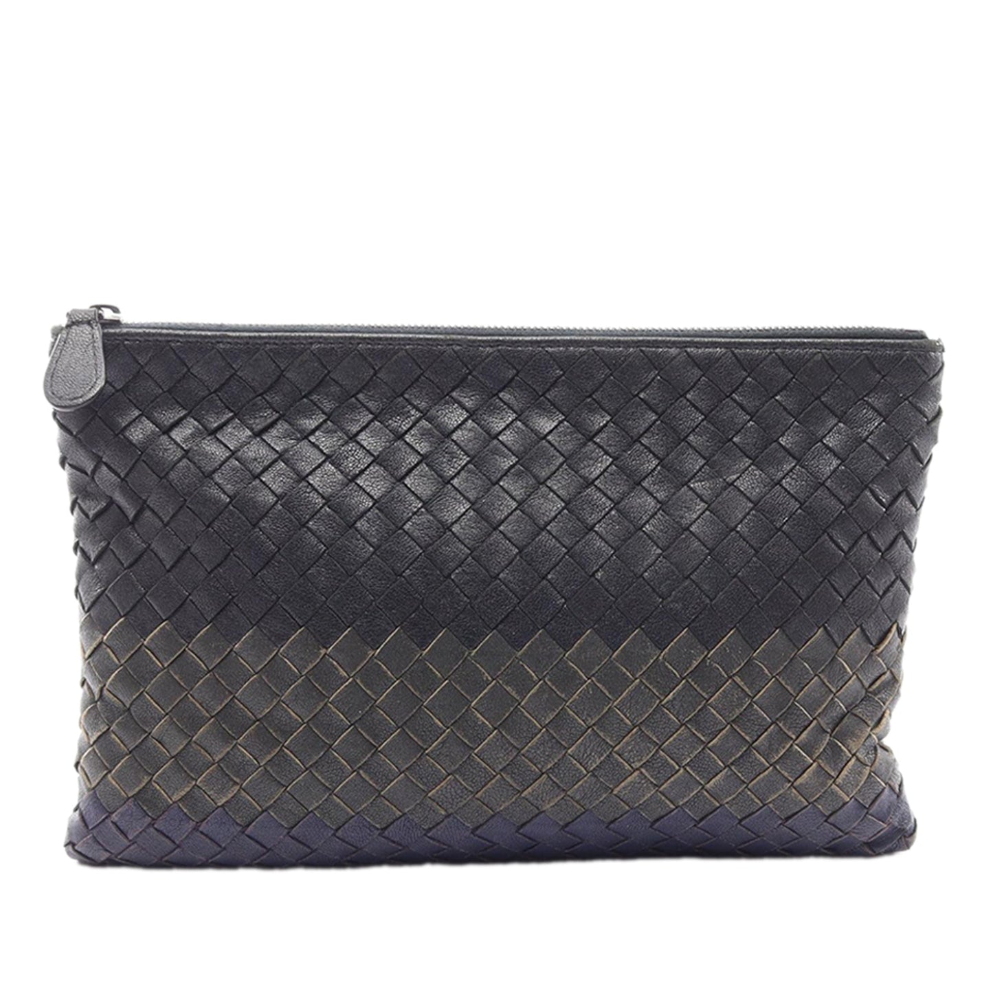 Bottega Veneta Tricolor Nappa Intrecciato Clutch