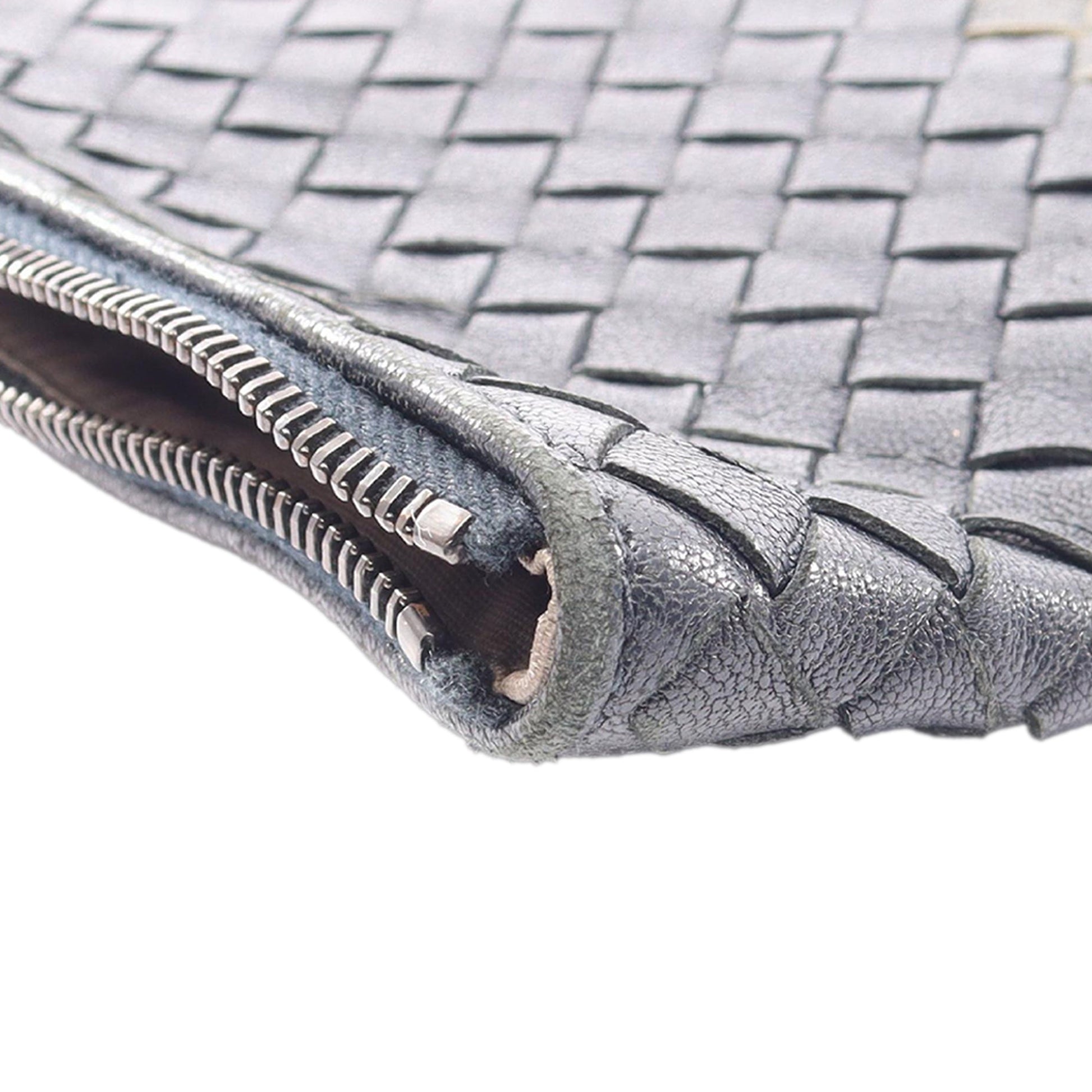 Bottega Veneta Tricolor Nappa Intrecciato Clutch