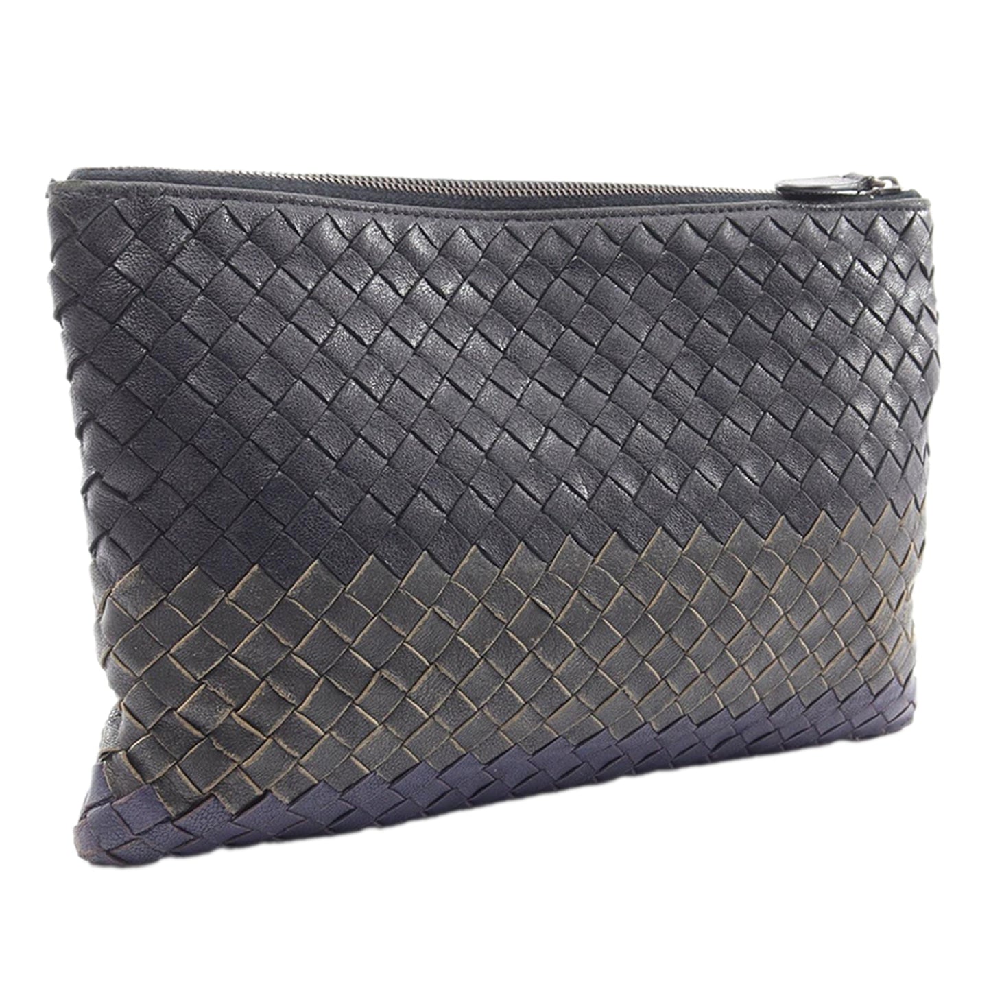 Bottega Veneta Tricolor Nappa Intrecciato Clutch