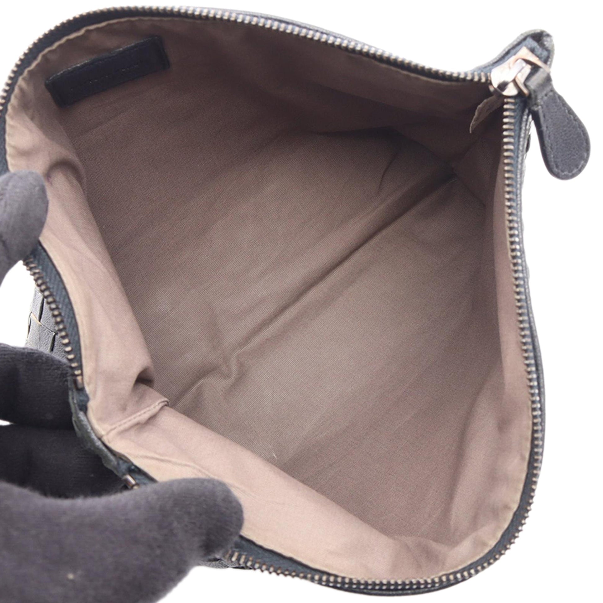 Bottega Veneta Tricolor Nappa Intrecciato Clutch