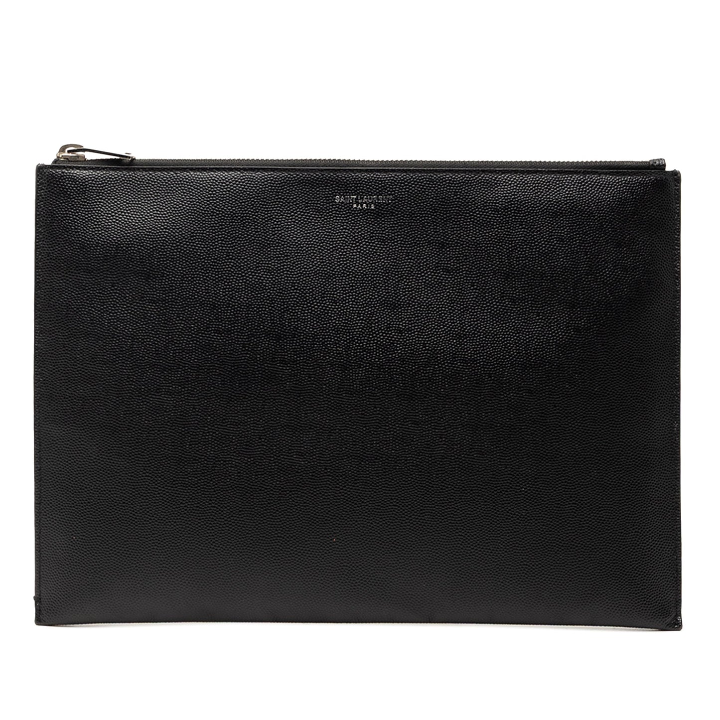 Saint Laurent Grain De Poudre Zip Clutch