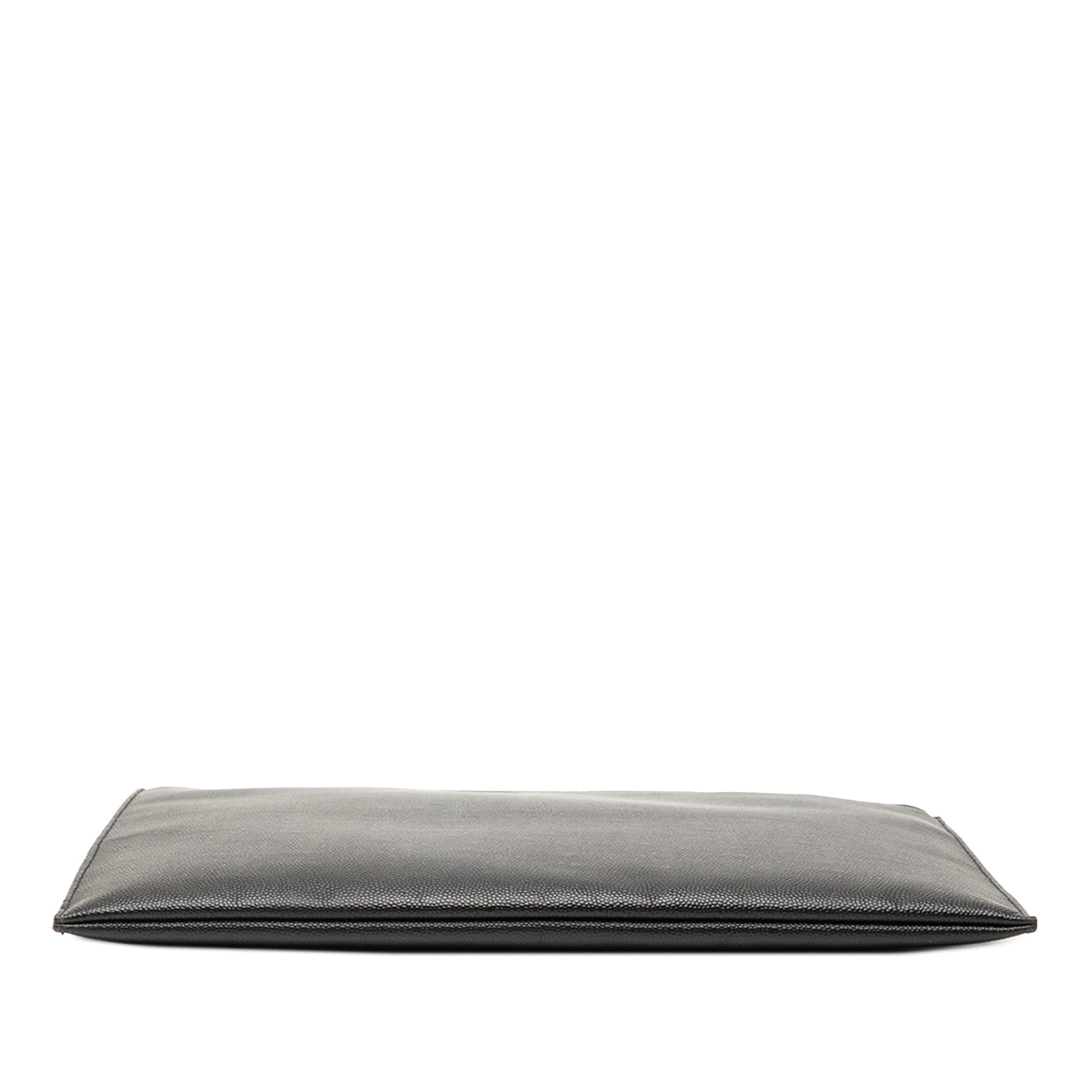 Saint Laurent Grain De Poudre Zip Clutch