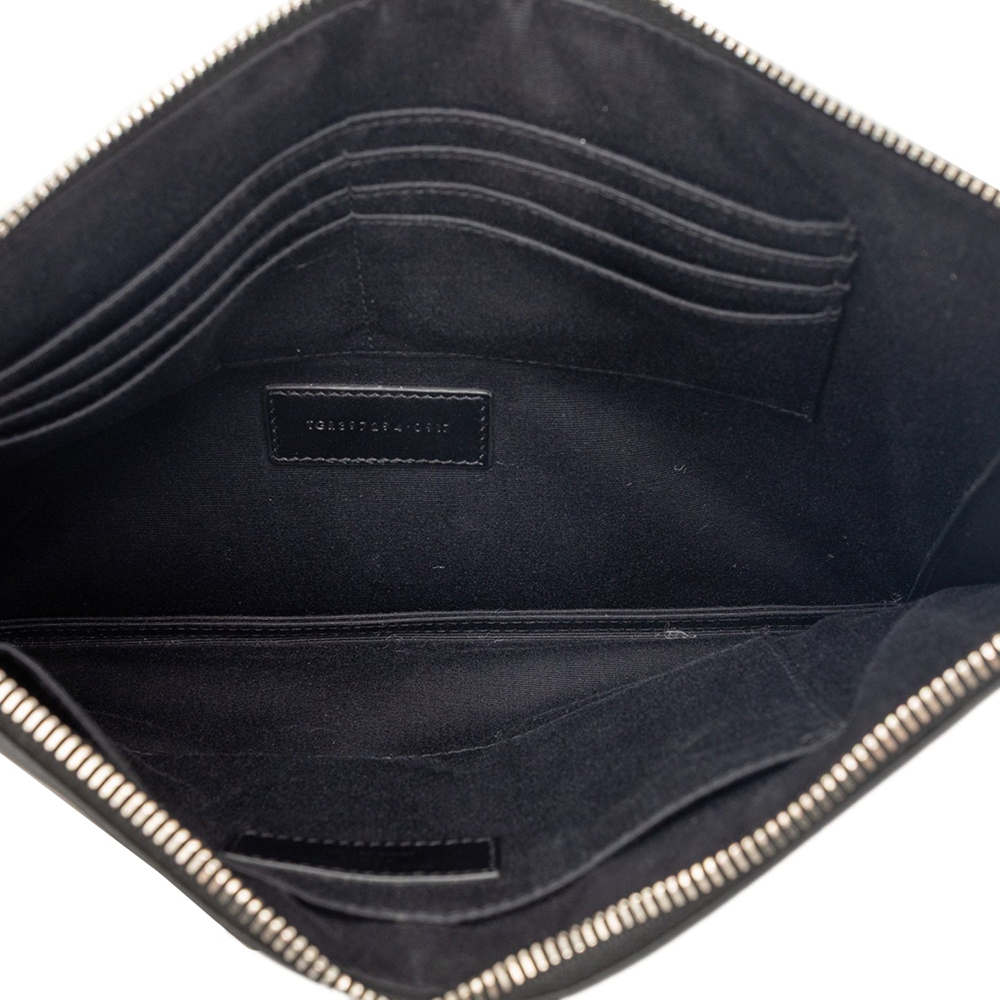 Saint Laurent Grain De Poudre Zip Clutch