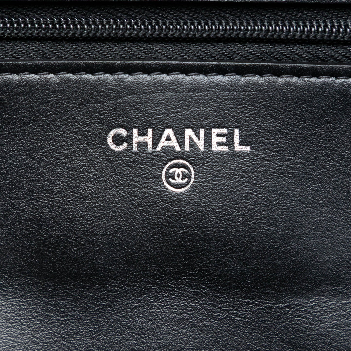 Chanel Quilted Suede Cocostellar Wallet on Chain