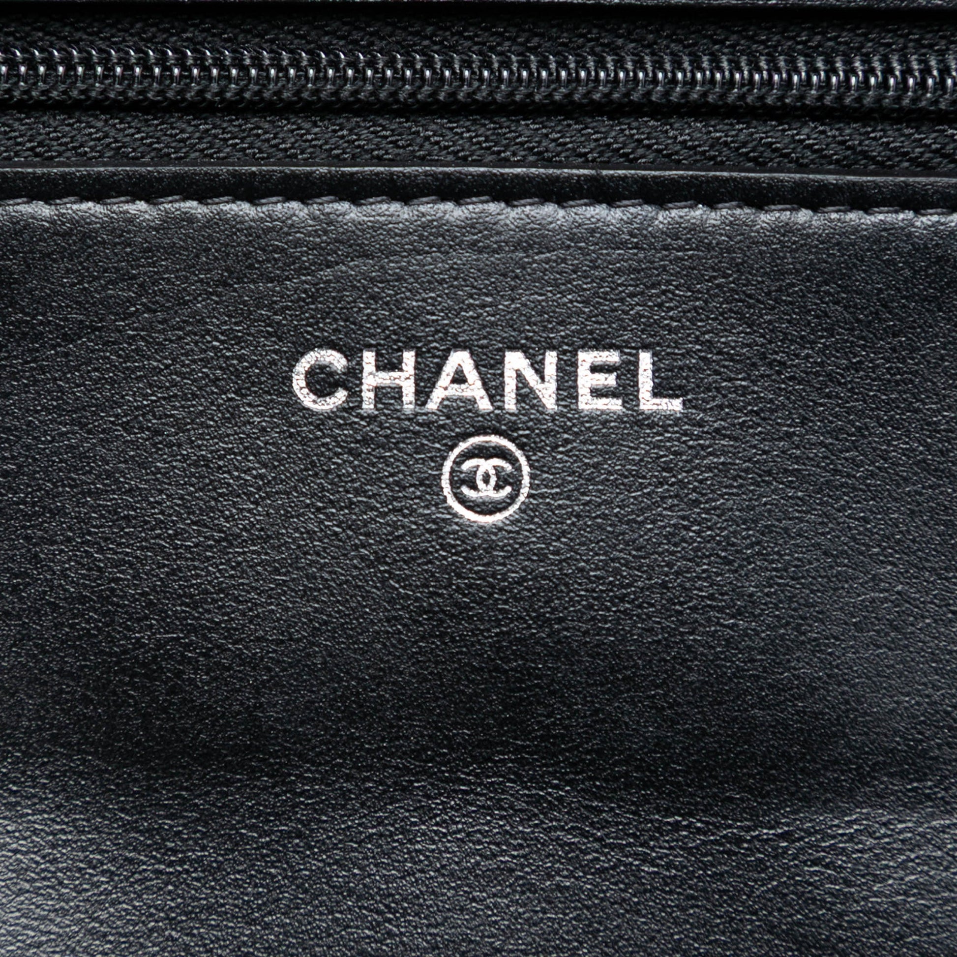 Chanel Quilted Suede Cocostellar Wallet on Chain