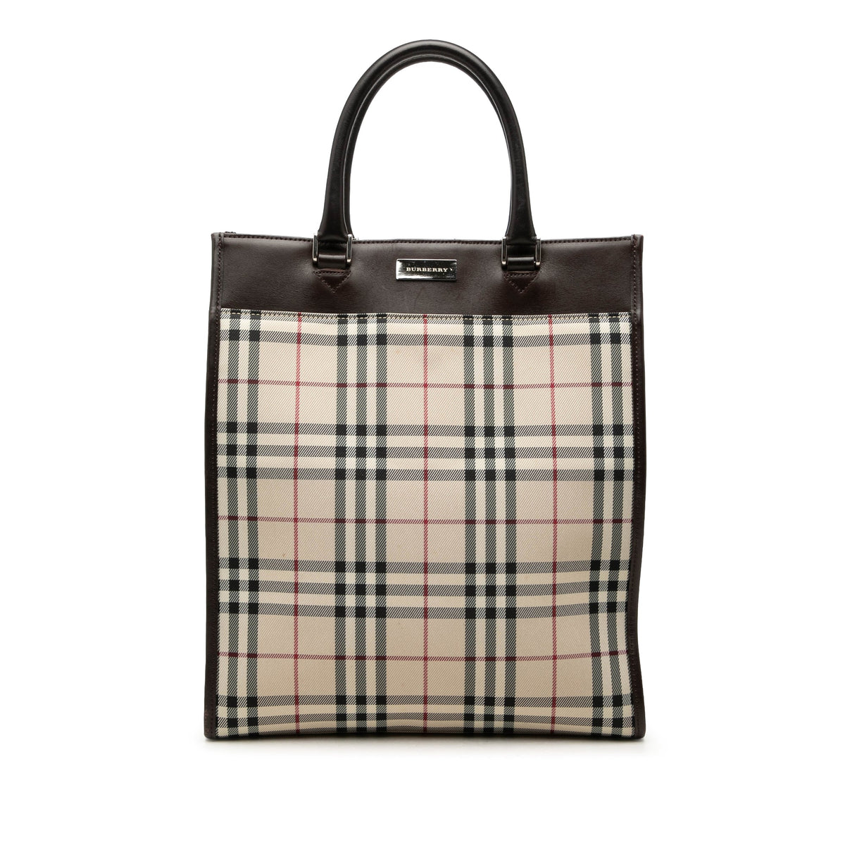 Burberry House Check Canvas Tote
