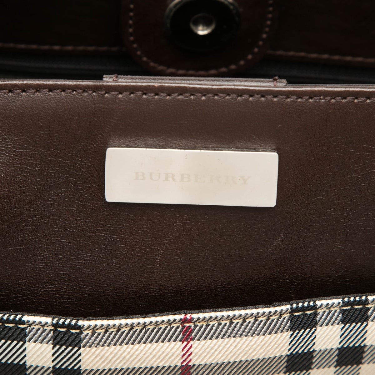 Burberry House Check Canvas Tote