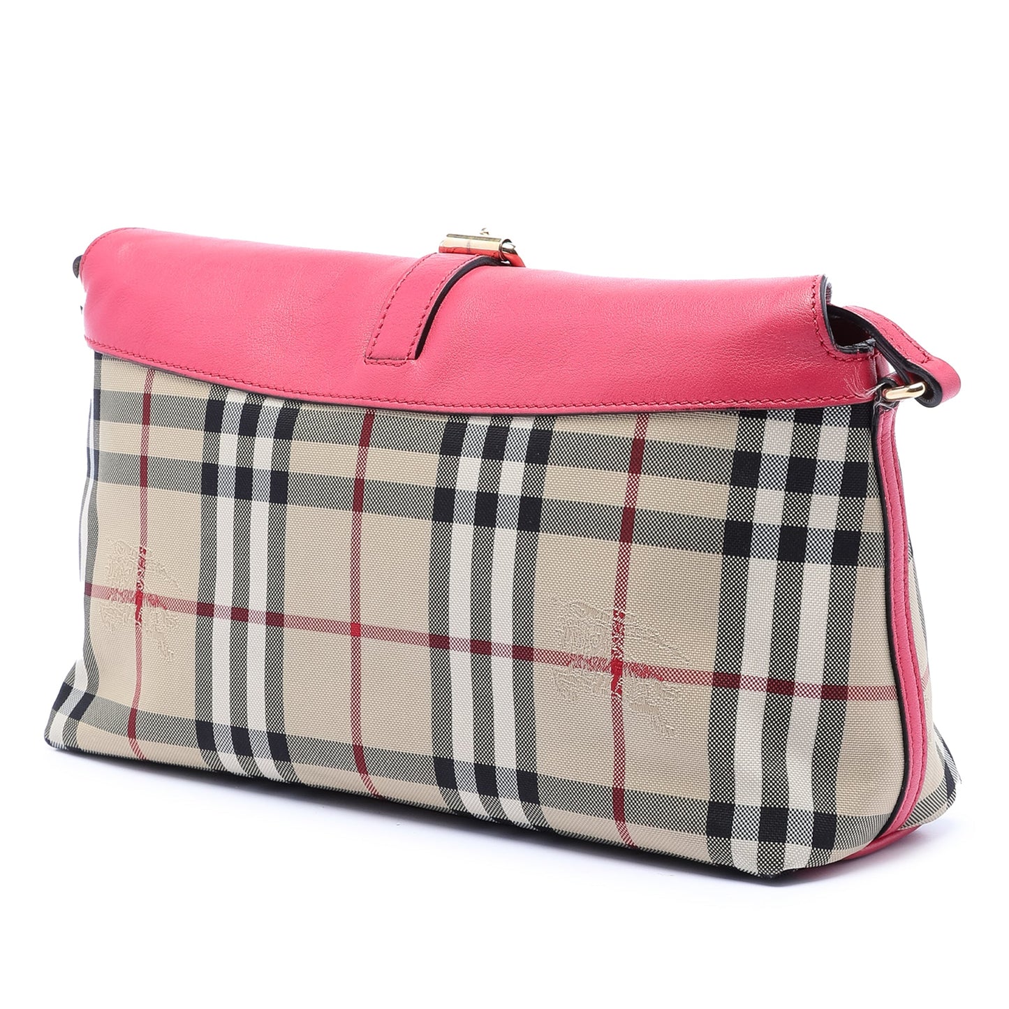 Burberry Haymarket Check Canvas Leah Crossbody
