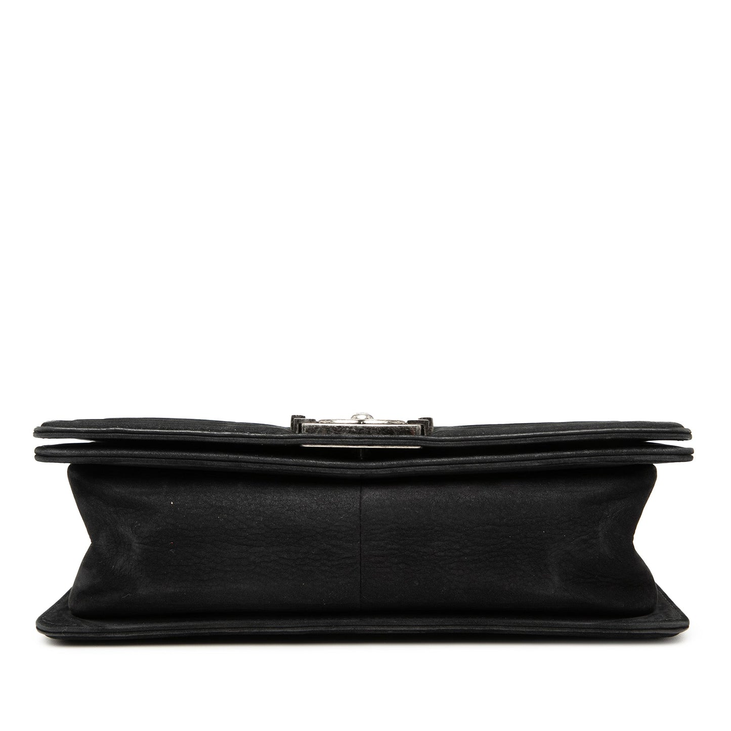 Chanel Old Medium Chevron Suede Boy Flap