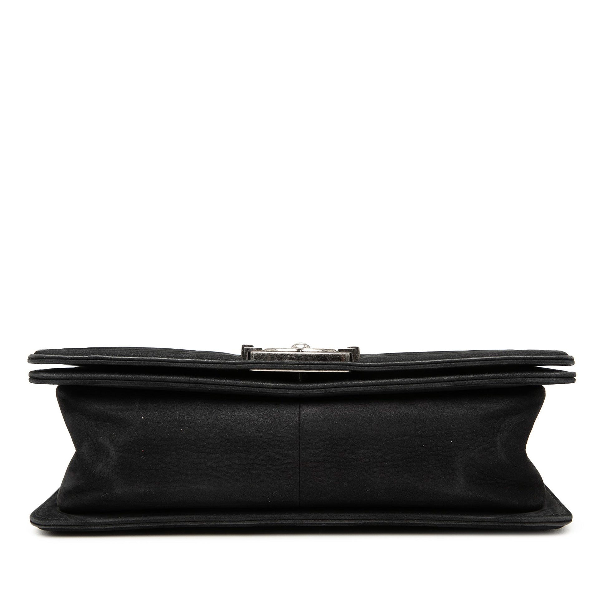 Chanel Old Medium Chevron Suede Boy Flap