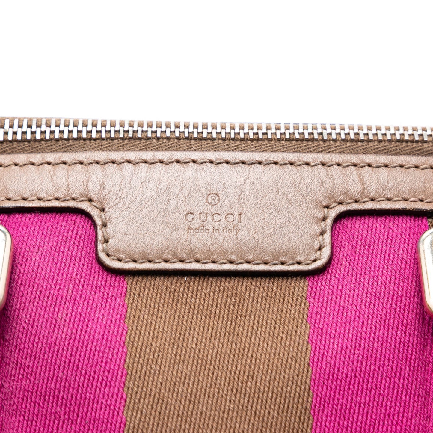 Gucci Medium GG Canvas Web Joy Boston Bag