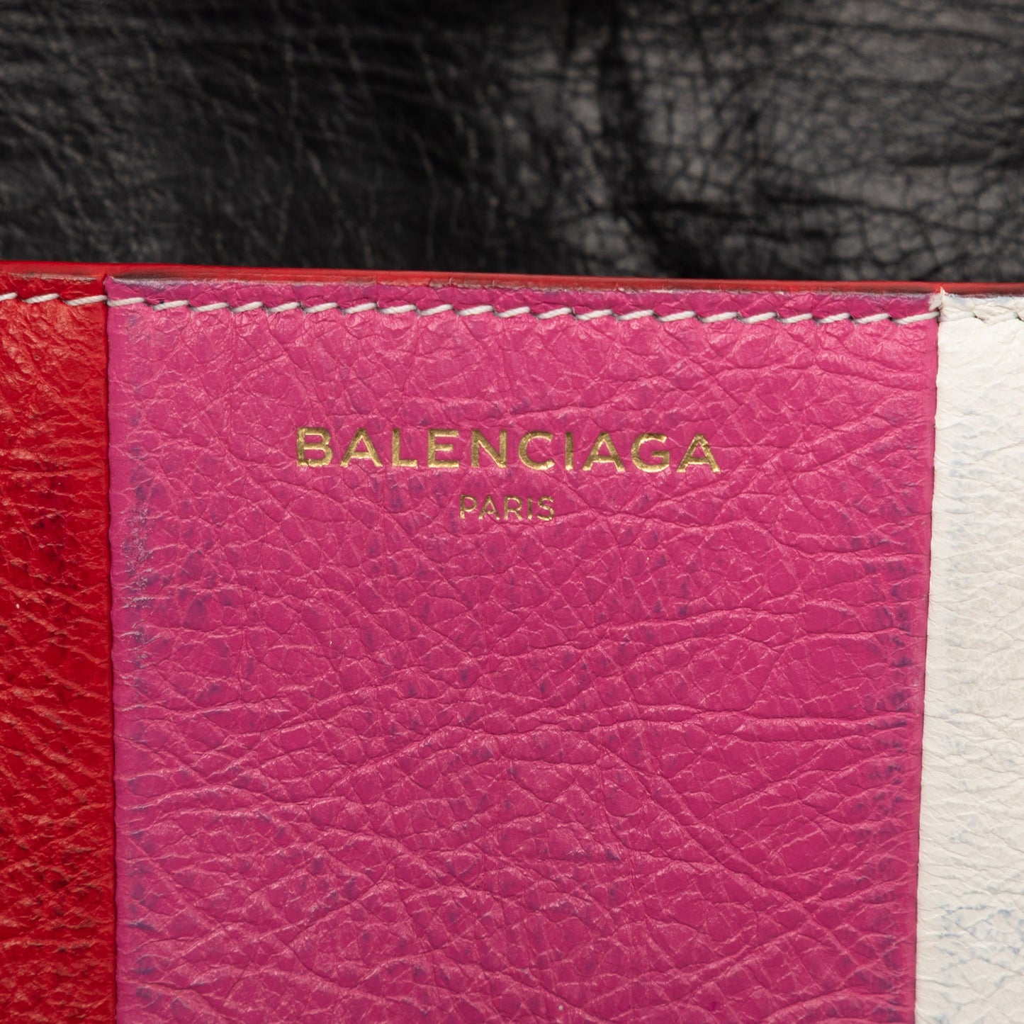 Balenciaga Lambskin Bazar Crossbody