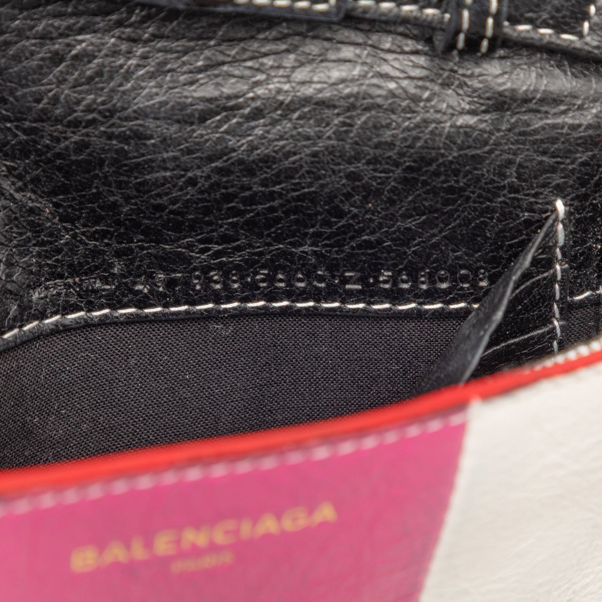 Balenciaga Lambskin Bazar Crossbody