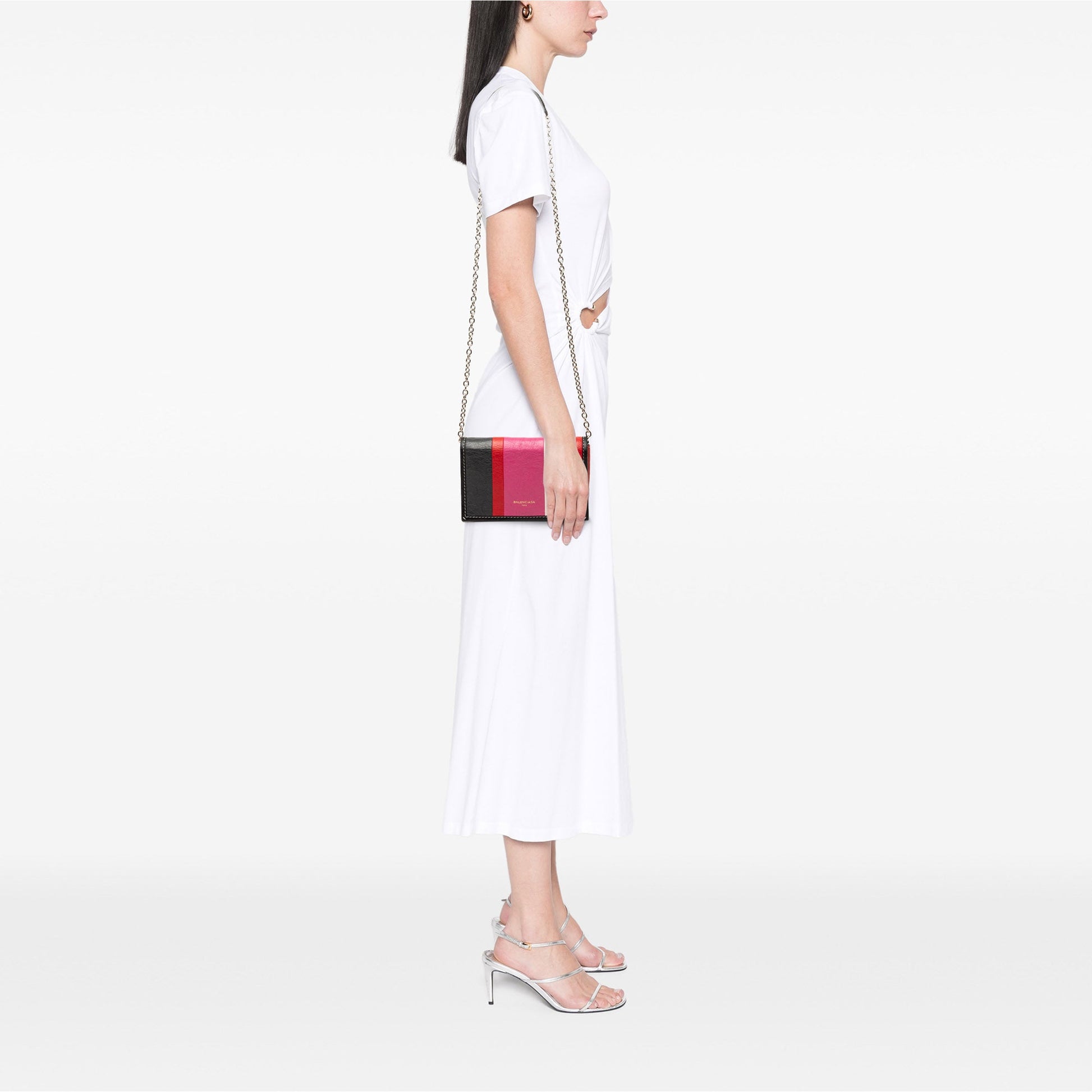 Balenciaga Lambskin Bazar Crossbody
