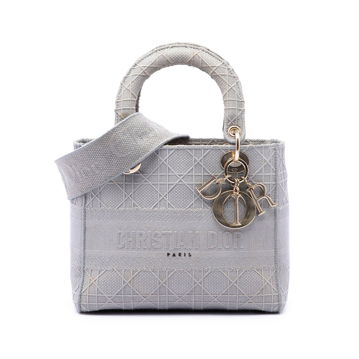 Dior Medium Canvas Cannage Lady D Lite