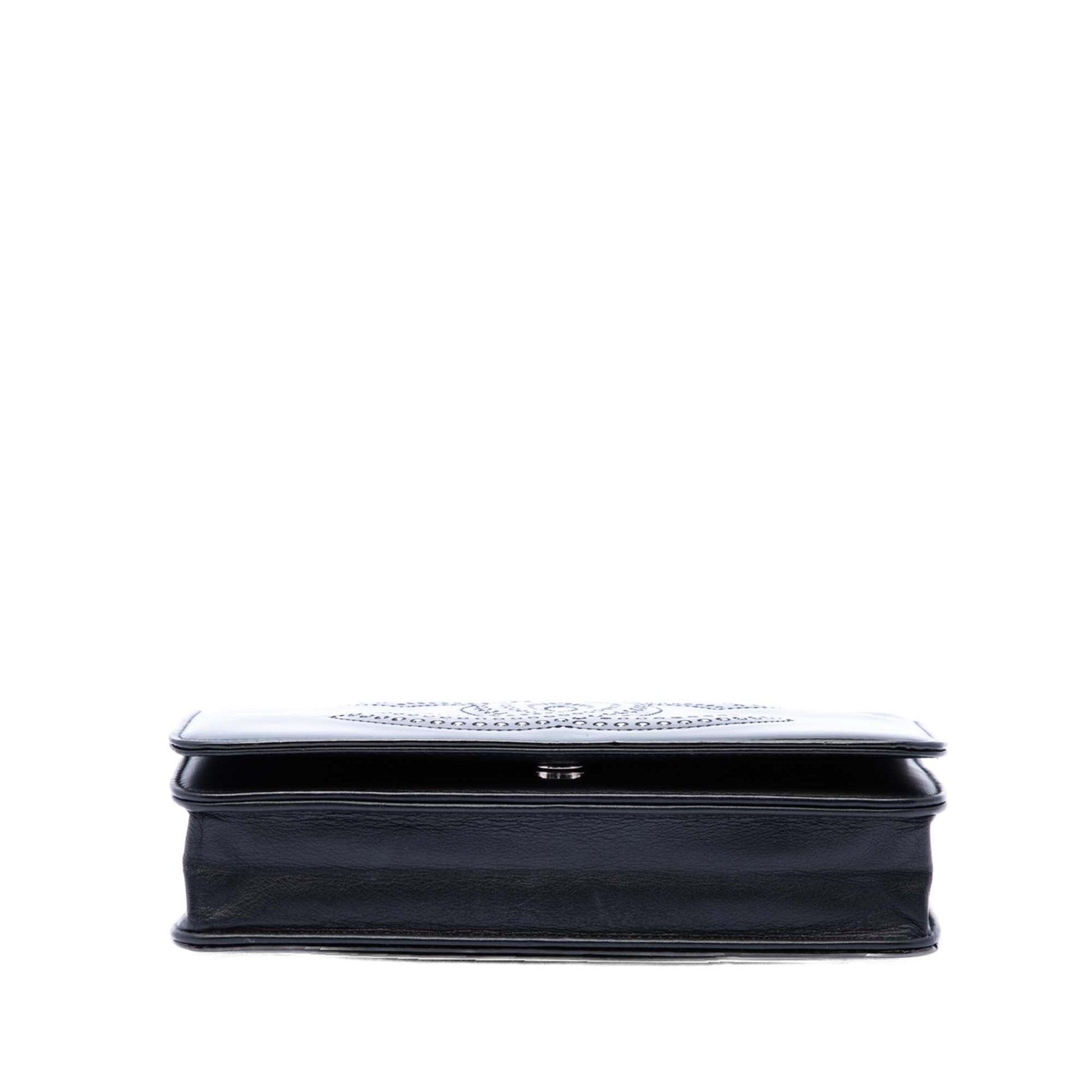 Chanel CC Patent Strass Embellished Wallet On Chain