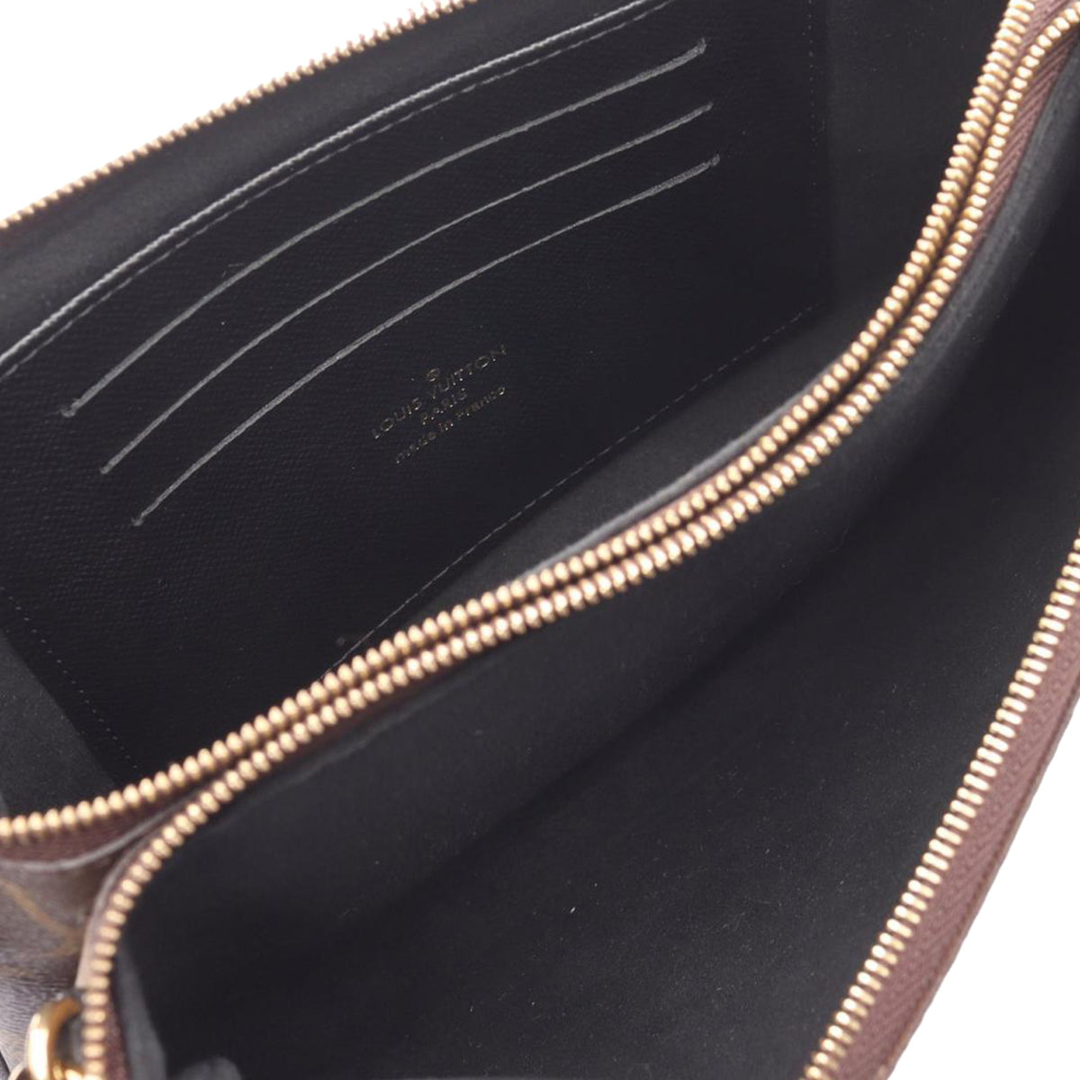 Louis Vuitton Monogram Giant Reverse Double Zip Pochette