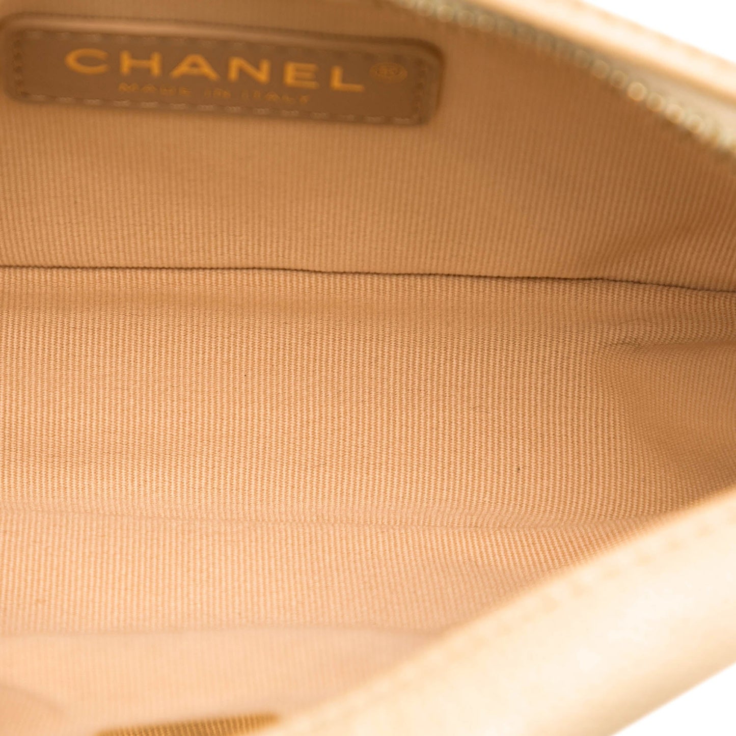 Chanel CC Quilted Caviar Melody Chain Camera Bag