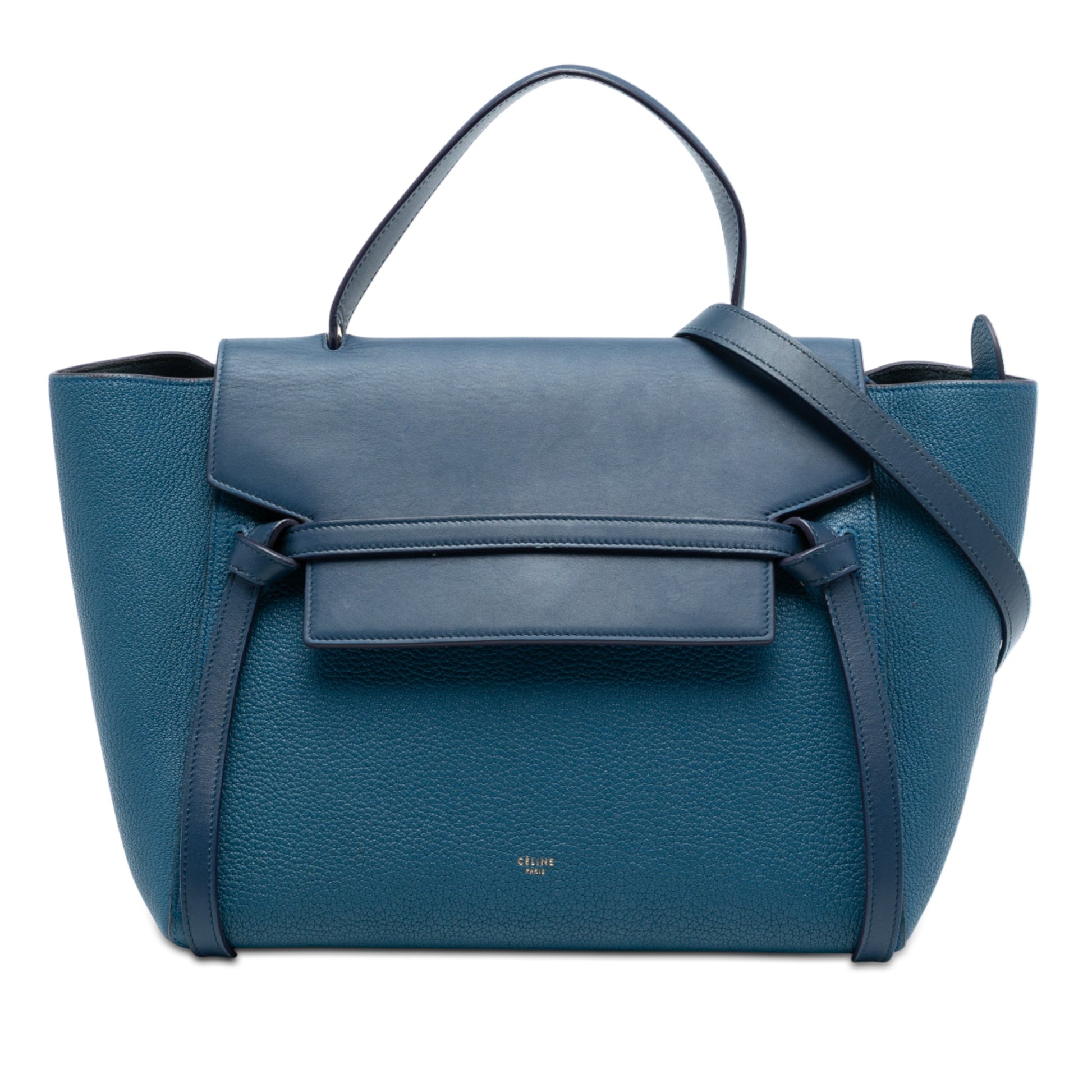 Celine Mini Grained and Smooth Calfskin Belt Bag