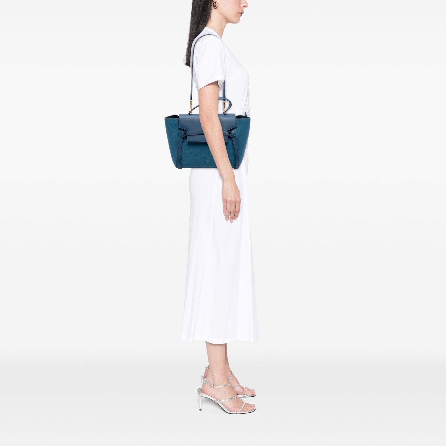 Celine Mini Grained and Smooth Calfskin Belt Bag