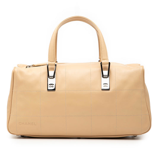 Chanel CC Square Quilted Lambskin Handbag