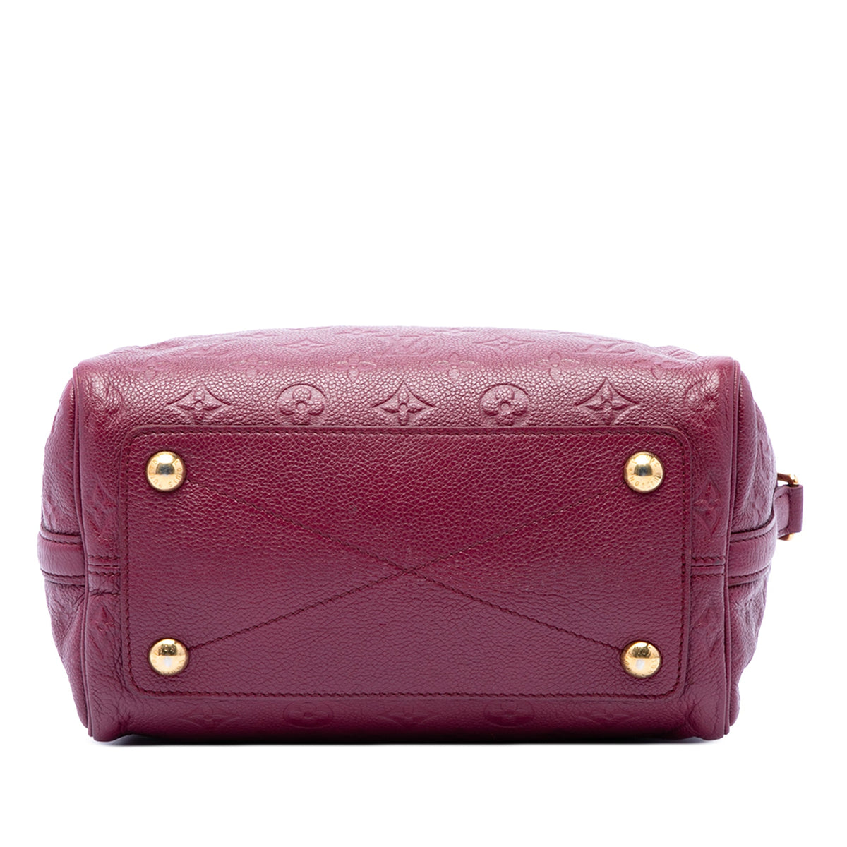 Louis Vuitton Monogram Empreinte Speedy Bandouliere 25 — Red