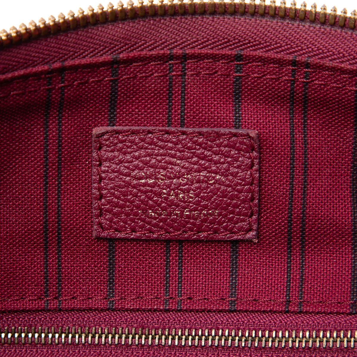 Louis Vuitton Monogram Empreinte Speedy Bandouliere 25 — Red