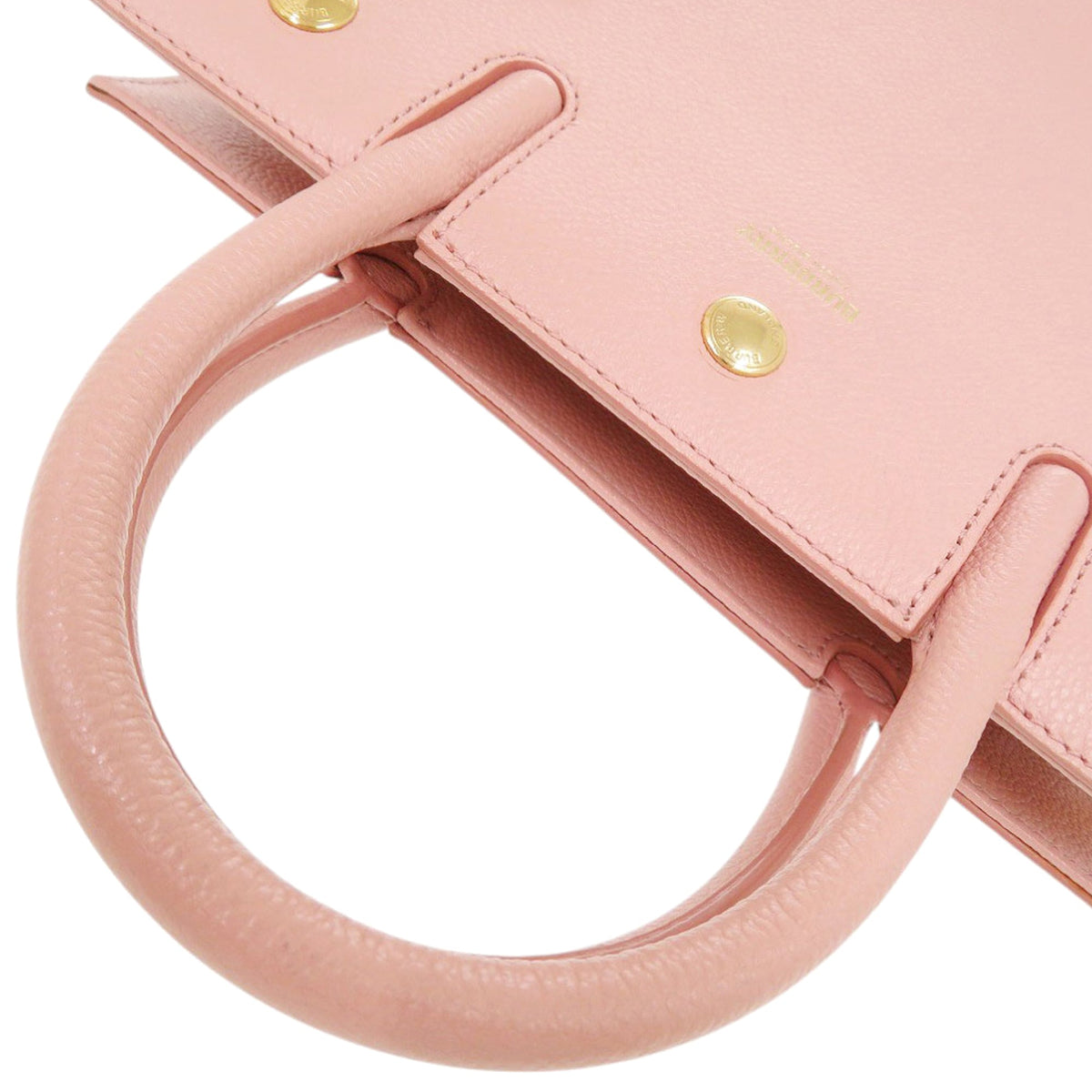 Burberry Grained Leather Satchel
