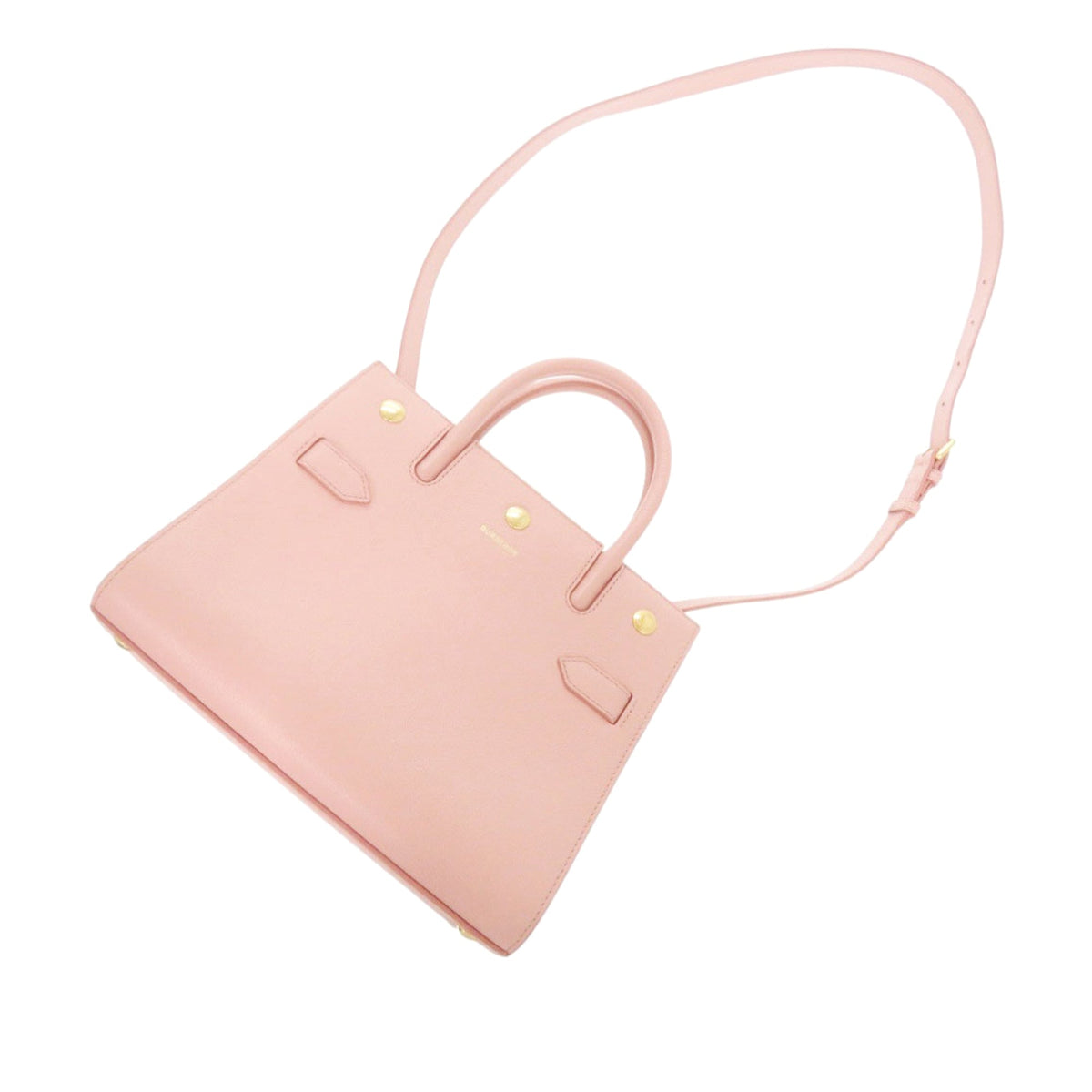 Burberry Grained Leather Satchel