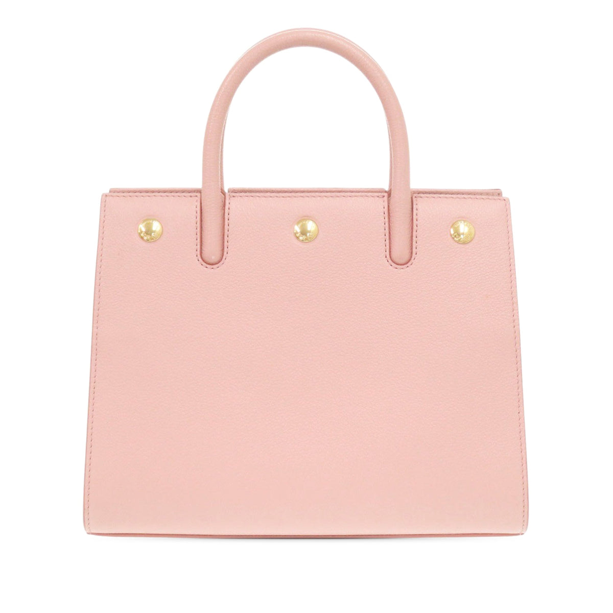 Burberry Grained Leather Satchel