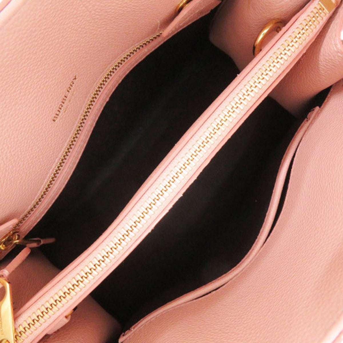 Burberry Grained Leather Satchel