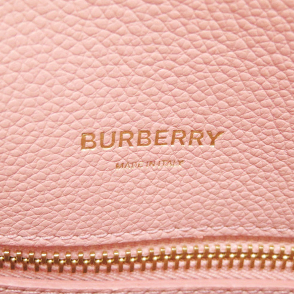 Burberry Grained Leather Satchel