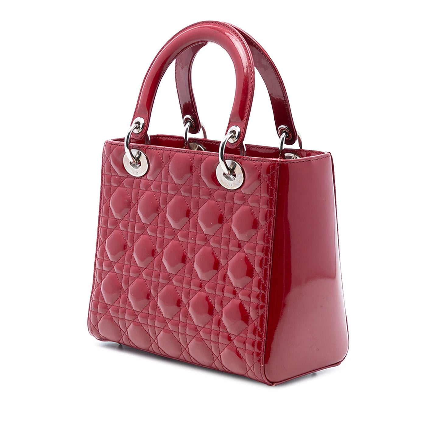 Dior Medium Patent Cannage Lady Dior