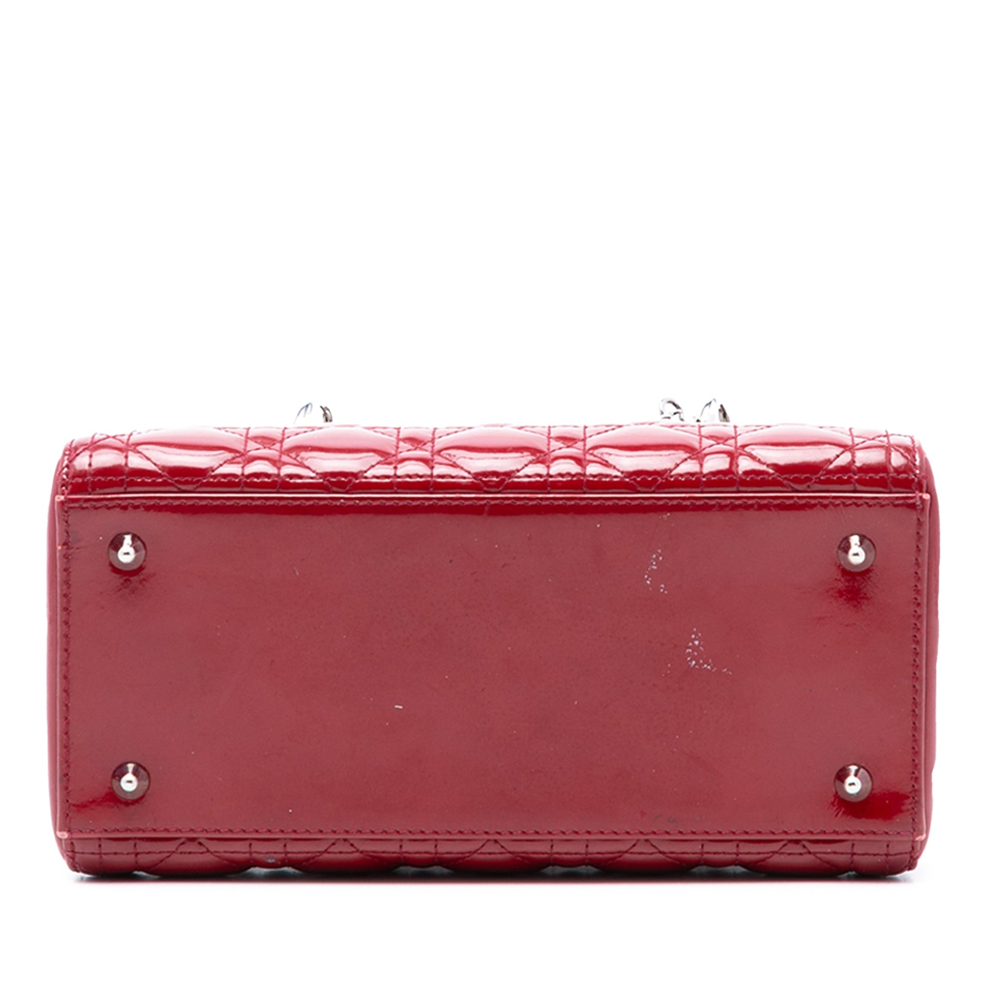 Dior Medium Patent Cannage Lady Dior