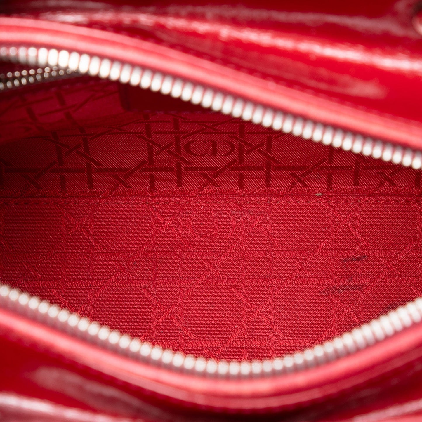 Dior Medium Patent Cannage Lady Dior