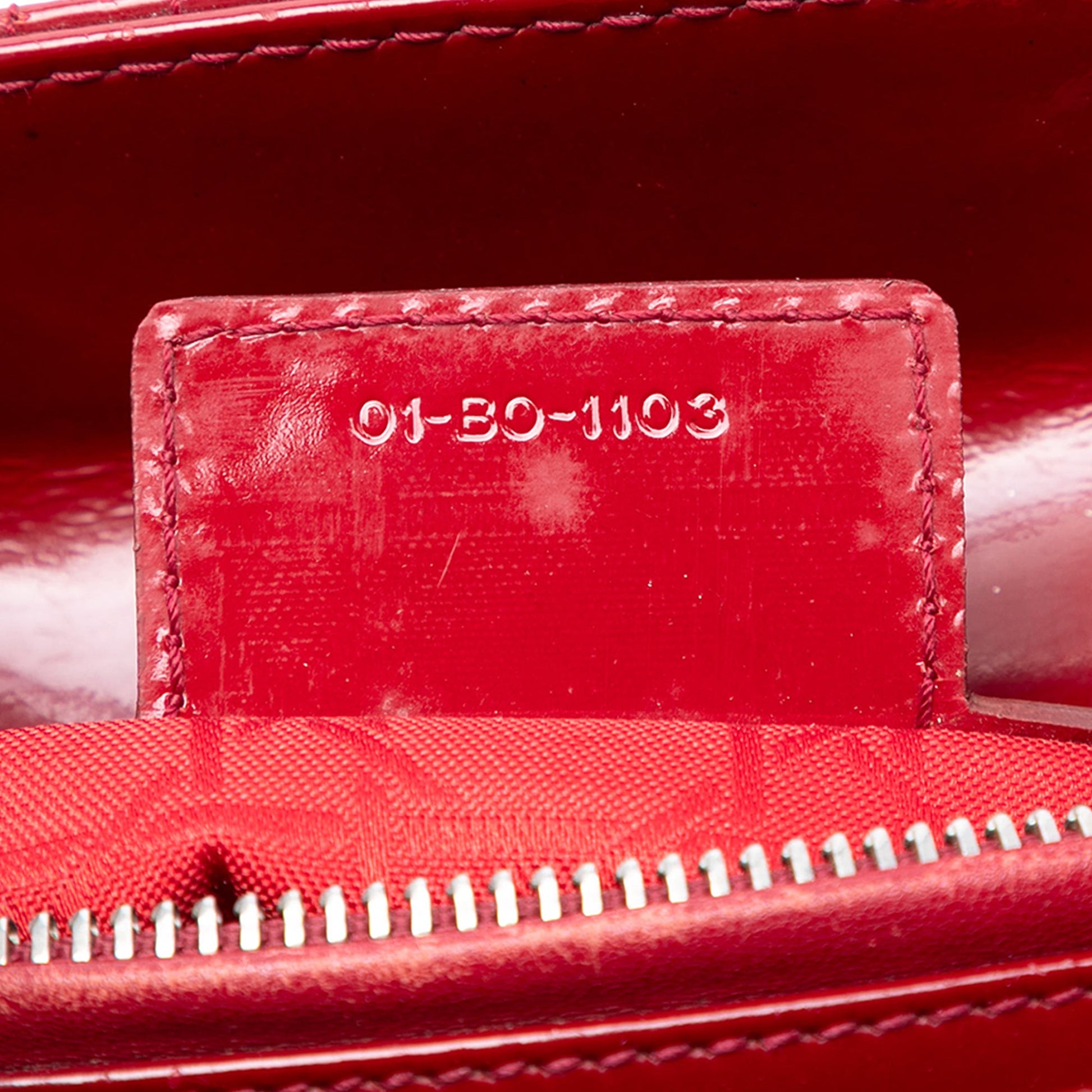 Dior Medium Patent Cannage Lady Dior