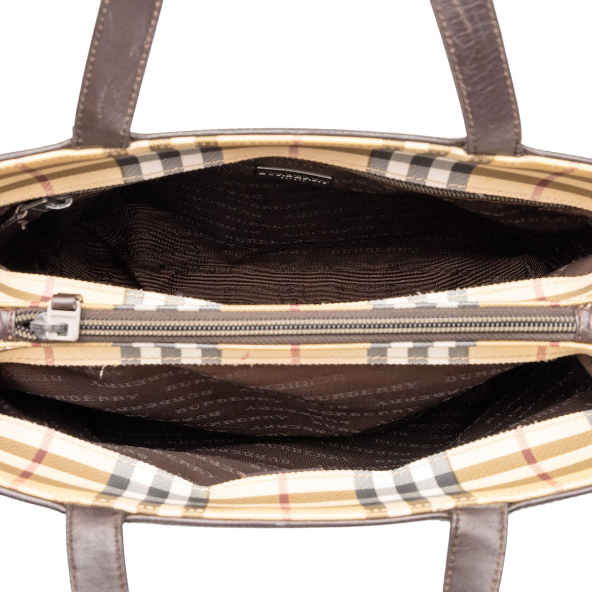 Burberry House Check Coated Canvas Tote
