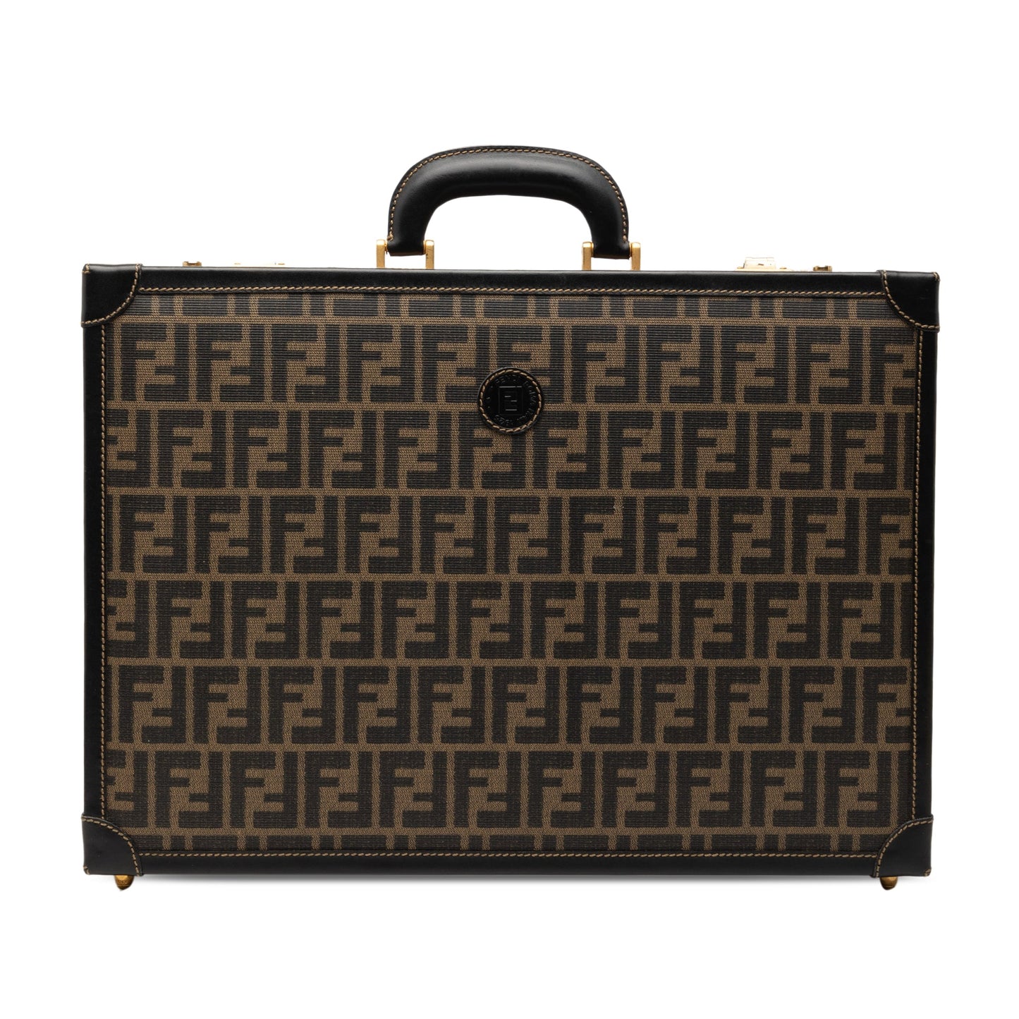 Zucca Coated Canvas Trunk Travel Bag