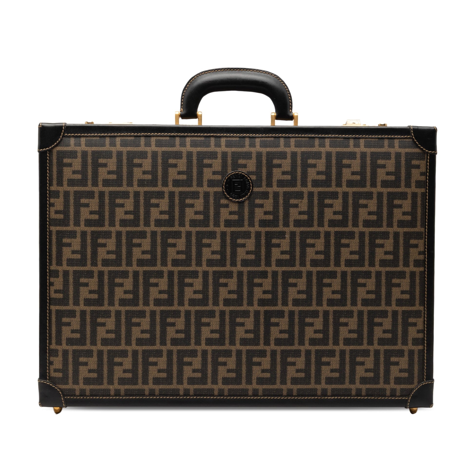 Zucca Coated Canvas Trunk Travel Bag