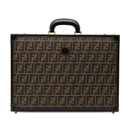 Zucca Coated Canvas Trunk Travel Bag