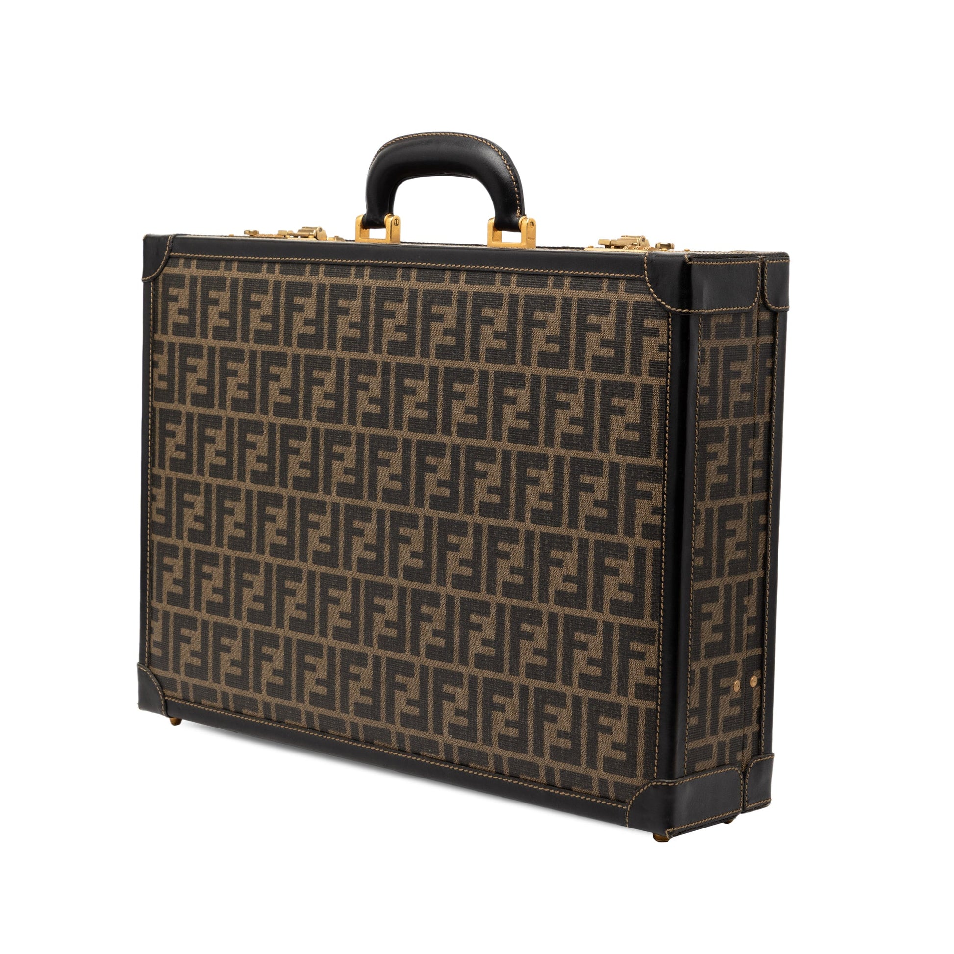 Zucca Coated Canvas Trunk Travel Bag