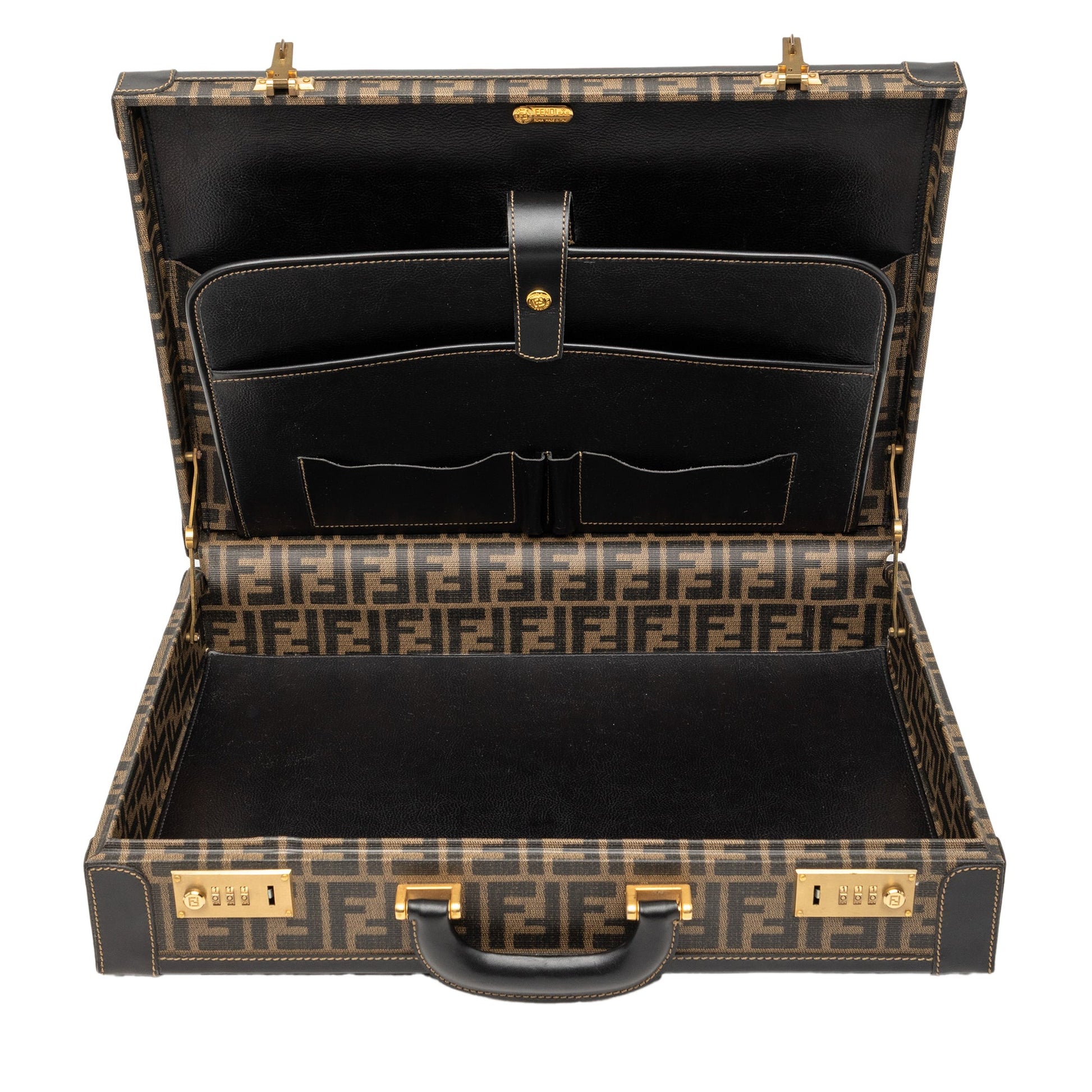 Zucca Coated Canvas Trunk Travel Bag