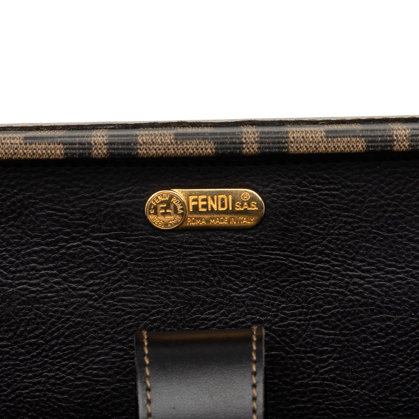 Zucca Coated Canvas Trunk Travel Bag