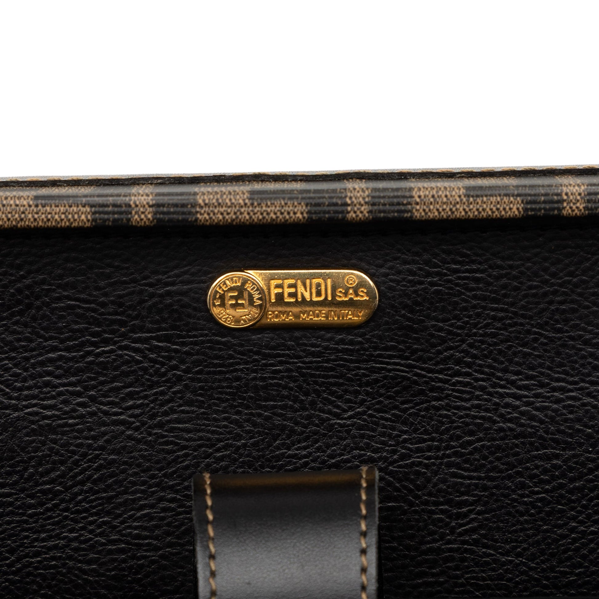 Zucca Coated Canvas Trunk Travel Bag
