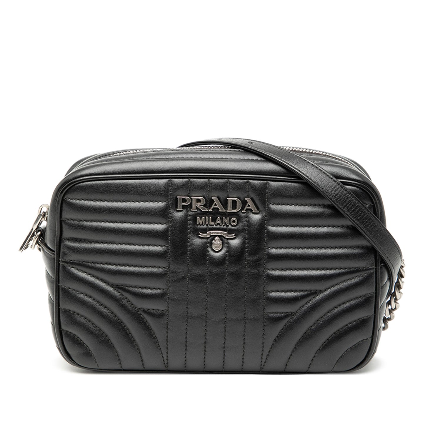 Prada Soft Calfskin Diagramme Camera Bag