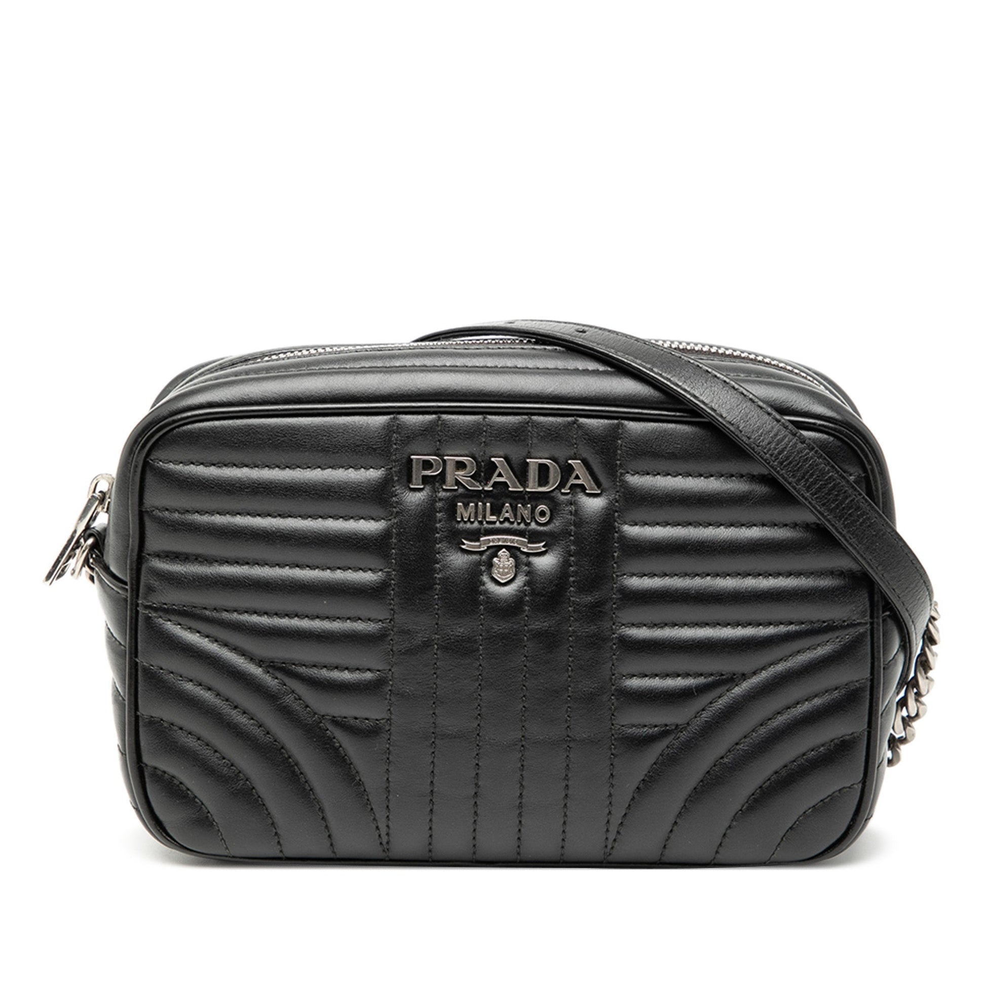 Prada Soft Calfskin Diagramme Camera Bag