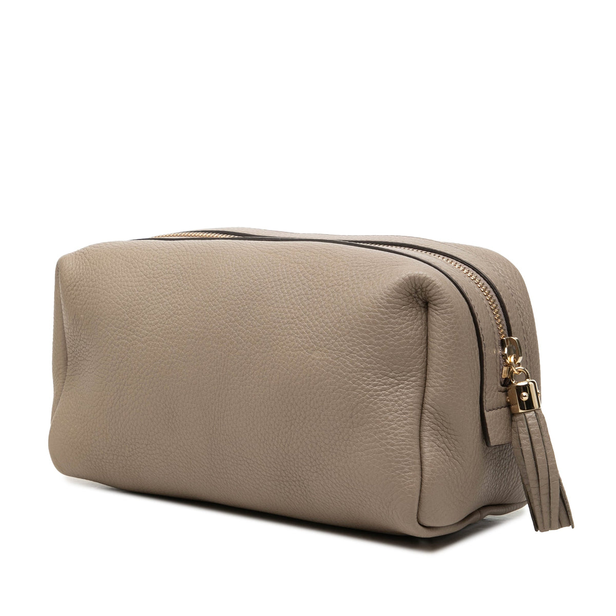 Gucci Calfskin Soho Clutch — Brown